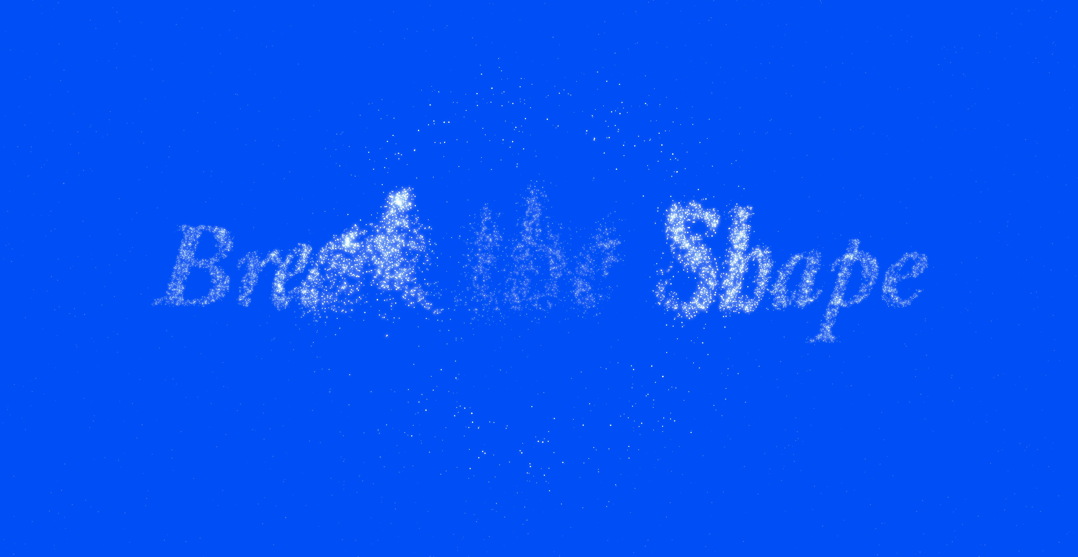 Particle Text project preview